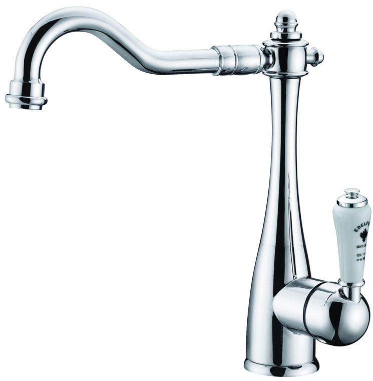 Смеситель для кухни Люмьер, БЕЗ донного клапана, с установочным комплектом, хром KL