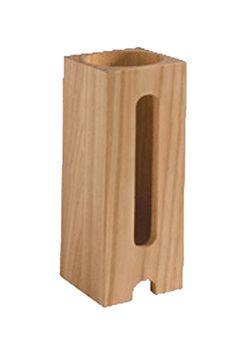 Диспенсер для ватных дисков 70хh200х70мм, крепёж на магнитах, для зеркал арт.Ф379 11 / А380 B1, (цв. NH каштан), My nature XX