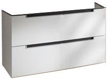 Тумба 485хh420х379мм, д/раковины 500мм, (1 выдв.отдел., 1 контейнер д/аксес., крепёж в комп., (цв. DH Glossy White) Subway 2.0 ZZ