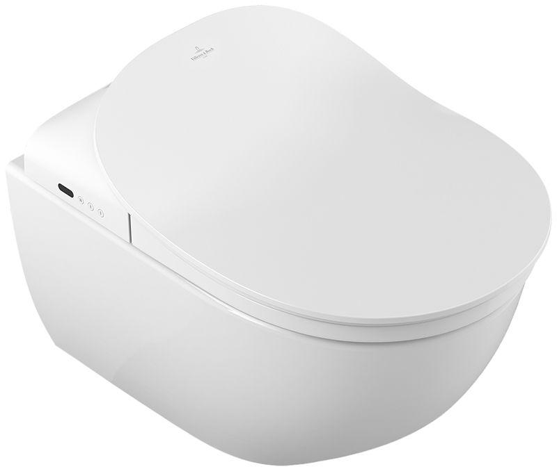 Унитаз подвесной 370х560мм,без внутр.смывн.ободка, БЕЗ сиденья-биде арт.V02E L4 01, скрыт/креп "SupraFix" в компл.,(цв.R1 white ceram+),Subway 2.0 KL