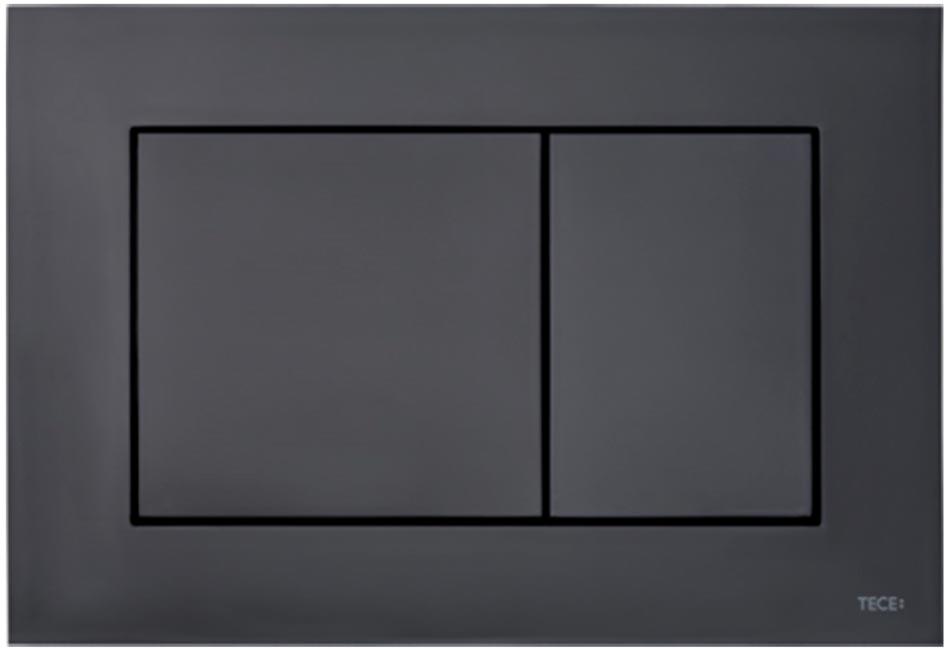 Панель смыва с двумя клавишами, (пластик цв. черный матовый), TECEnow ZZ