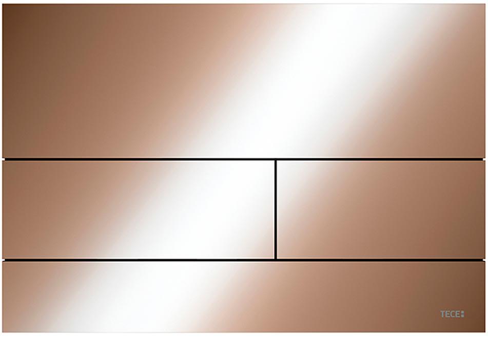 Панель смыва с двумя клавишами, для застен.модуля д/унит.,д/гориз/вертик. установки,(металл цв.глянец,красный,позолоченный), TECEsquare ZZ