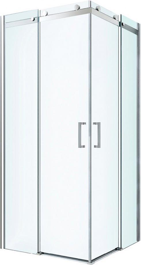 Душевой уголок Gelios 90х90х195, профиль хром,  стекло прозрачное 8мм, ZZ