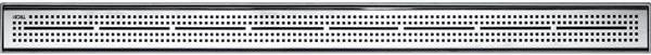 Решётка декоративная для дренажного канала 700 мм, полированная нерж. сталь, Quadratum ZZ