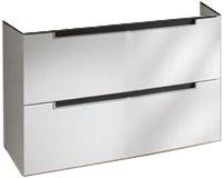 Тумба 537хh421х423мм, д/раковины 550мм, (1 выдв.отдел., 1 контейнер д/аксес., крепёж в комп., (цв. DH Glossy White) Subway 2.0 ZZ