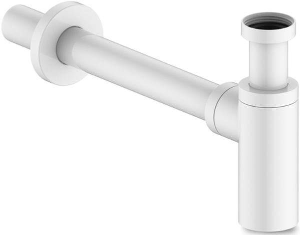 Сифон бутылочный для раковины Optima Home, цв. белый матовый, ZZ