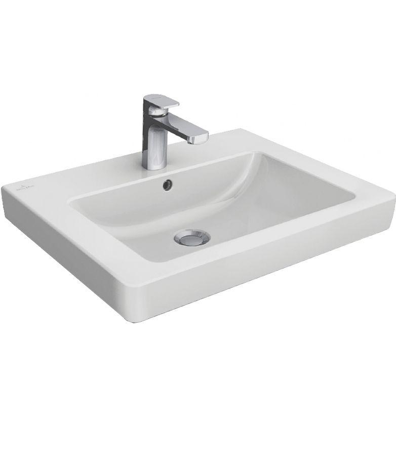 Раковина 650х470мм, с 1 отв.д/смесит., (установка на тумбу), (цв. 01 white) Subway 2.0 ZZ