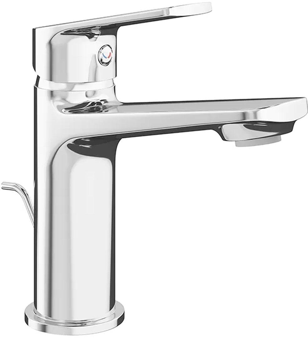 Смеситель для раковины, с донным клапаном, цв.хром