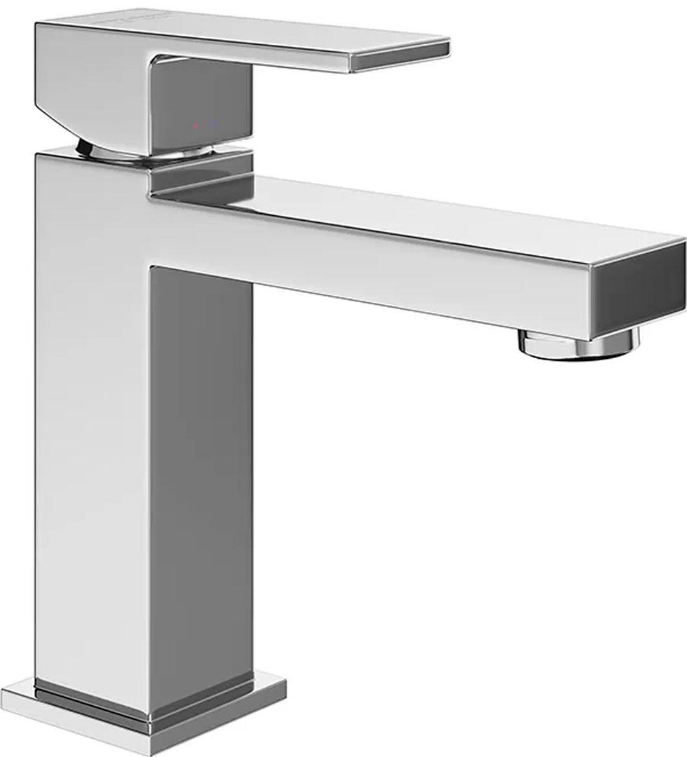 Смеситель для раковины без донного клапана, цвет хром