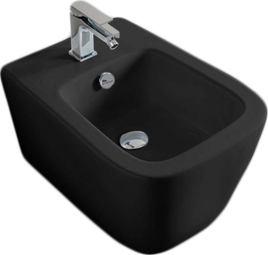 Биде подвесное 36х52см, крепёж в компл., (цв. matt black), A16 ZZ