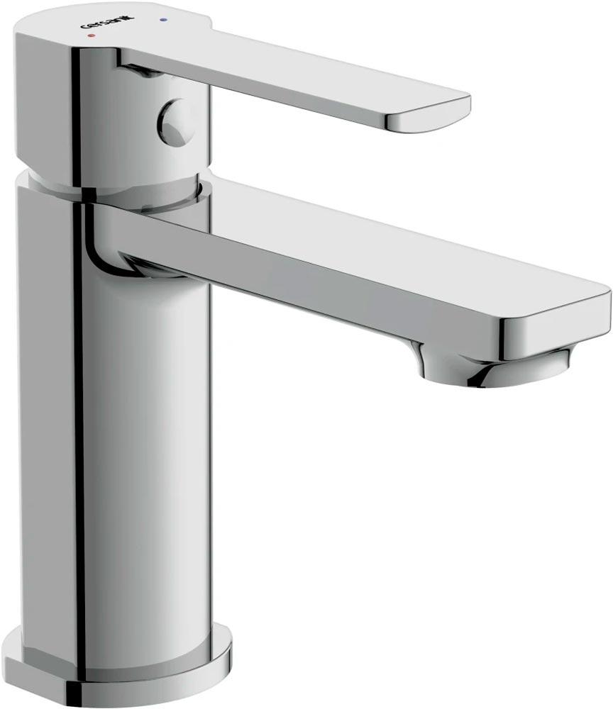 Смеситель для раковины, без донного клапана, цв.хром