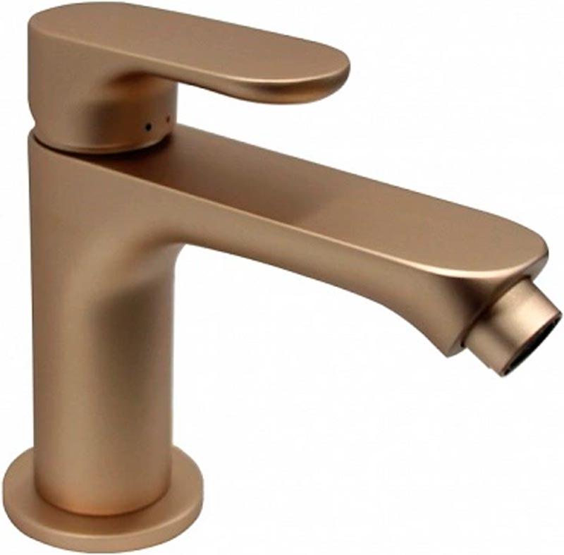 Смеситель для биде OLE однорычажный с донным клапаном, золотой атласный ZZ