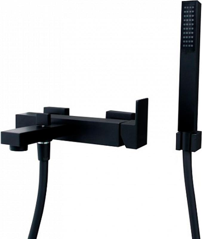 Смеситель FUTURA для ванны с душевой лейкой ,цвет черный матовый, ZZ