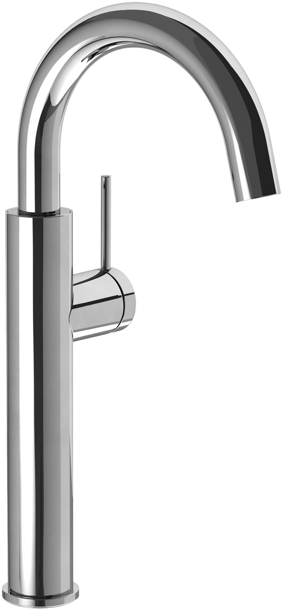 Смеситель для раковины, Высокий, без д/к, (цв.хром), Dawn ZZ