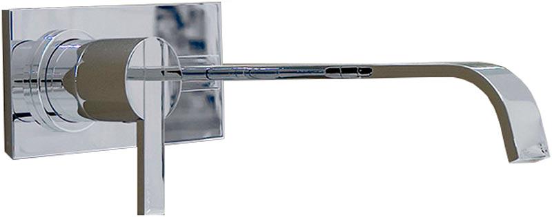 Смеситель для раковины, встраиваемый в стену, излив 250мм, (внешняя часть, без встраиваемой), (цв.хром), Antonio Lupi Bikappa ZZ