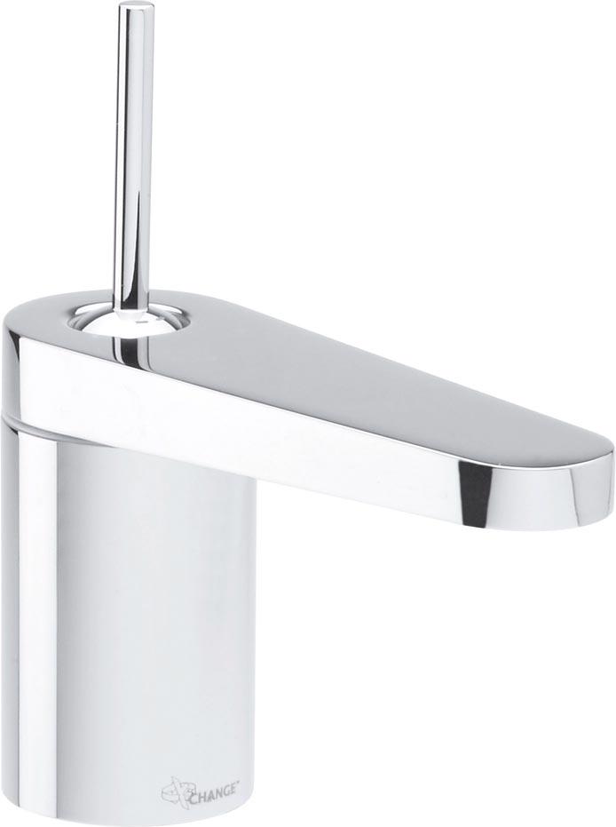 Смеситель для раковины, жесткая подводка, нажимная пробка слива в компл. (цв. хром) Profile XX