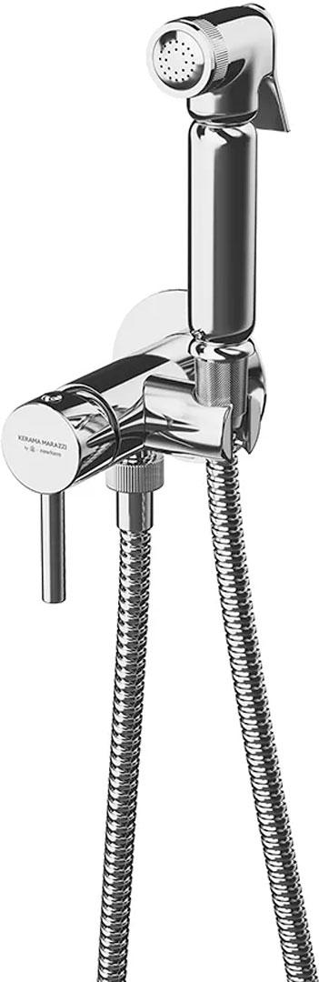 Смеситель встраиваемый с гигиеническим душем, держателель + лейка, хром, ZZ