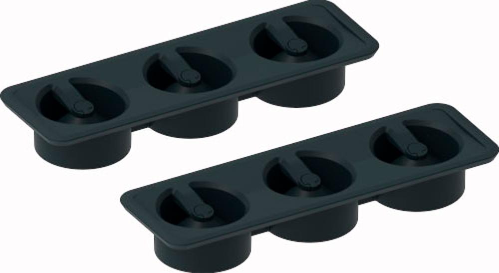 Затвор механический для душ.профилей (сифонов) TECEdrainprofile в качестве защиты от запаха и паразит.(к-т. 2шт),пластик цв.черный,TECEdrainprofile ZZ