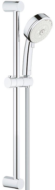 Душевой гарнитур New Tempesta Cosmopolitan (ручной душ 100мм,душ, штанга 600мм, шланг 1750 мм. ) хром ZZ