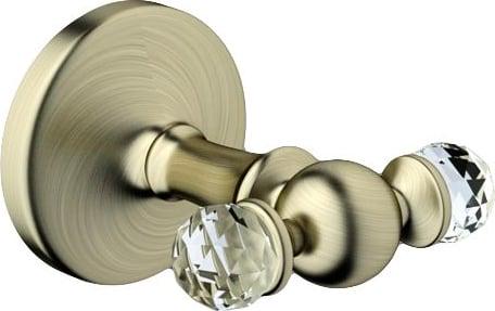 Крючок двойной (цв. бронза), Antic Cristal ZZ