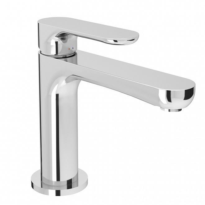 Смеситель для раковины, без донного клапана, хром