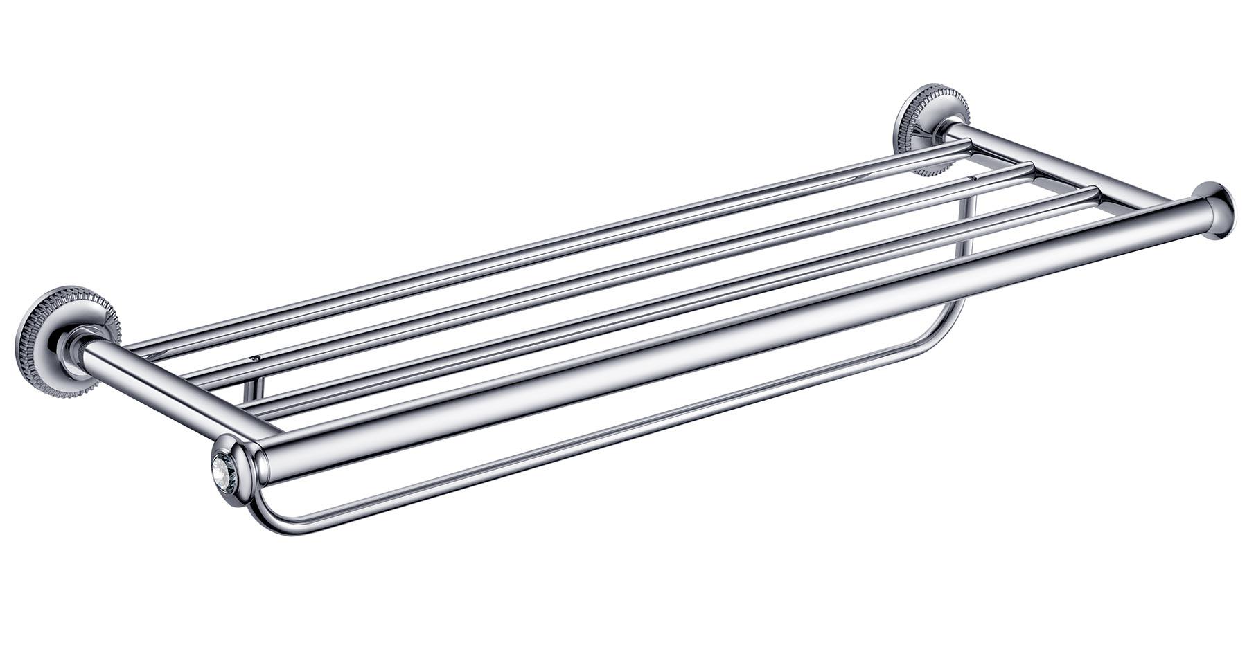 Полка для полотенец 610мм (цв. хром), Antic Cristal ZZ