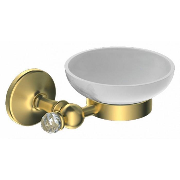 Мыльница настенная (цв. золото / керамика), Antic Cristal ZZ