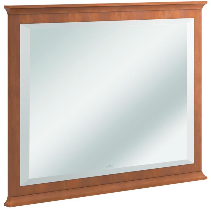 Зеркало 685хh740мм, (в деревянной раме цв.орех), крепеж в компл., Hommage ZZ