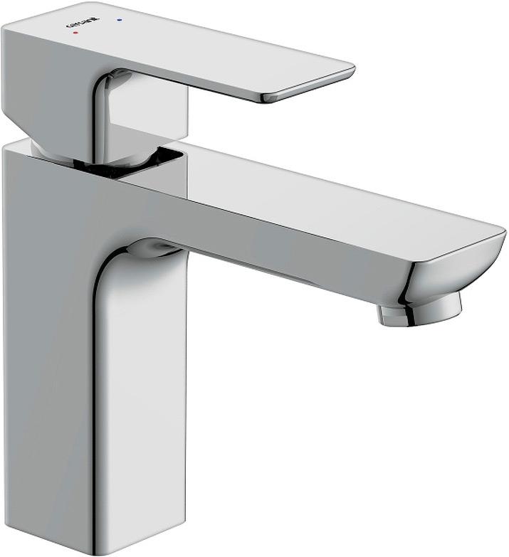 Смеситель для раковины, донный клапан click clack в комплекте, цв.хром