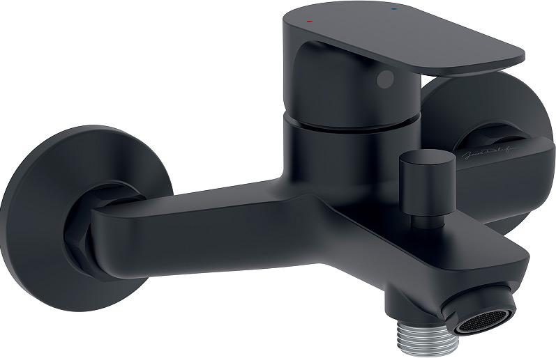 Смеситель для ванны/душа, без акссесуаров, цв.черный матовый