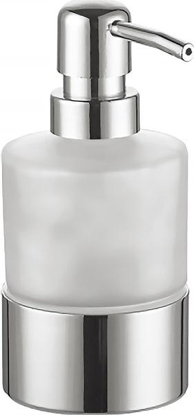 Дозатор жидкого мыла NESSY стеклянный настольный, ц. хром ZZ