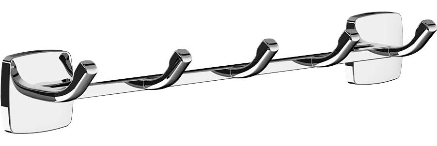 Планка с 5-ю крючками, хром, Gem