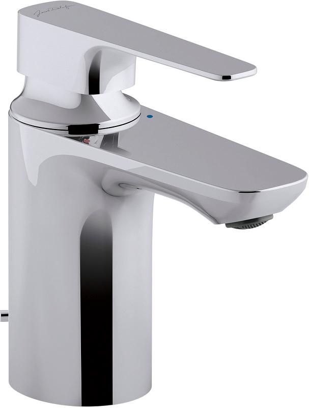 Смеситель для раковины Aleo+, донный клапан в комплекте, хром