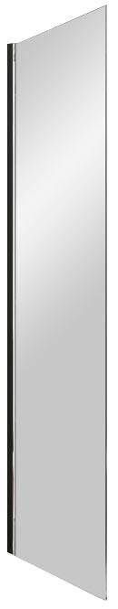 Неподвижная стенка SMPS-100 R (правая),  стекло - Прозрачное, профиль - хром, с установочным комплектом ZZ