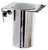 Стаканчик для зуб.щеток навесной, хром, Kubic XX