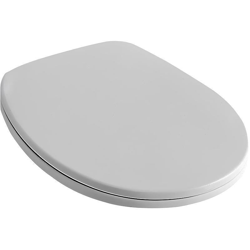 Сиденье с крышкой для унитаза, петли нерж сталь, (цв. 01 white), Omnia classic ZZ