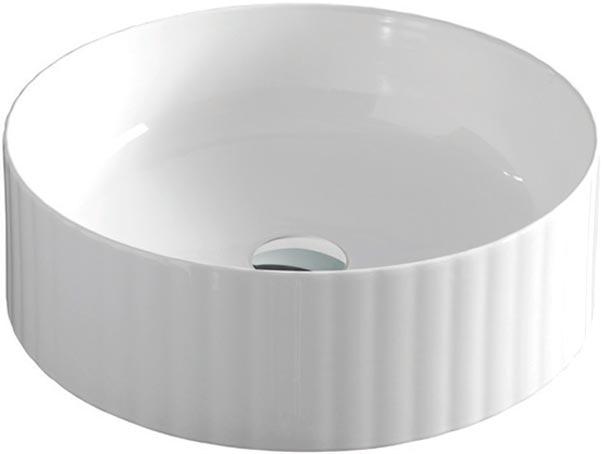 Раковина накладная на столешницу, круглая d440хh145мм, без отв.д/смесит., без перелива, (цв. белый), Millerighe ZZ