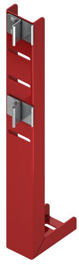 Опора для отдельностоящей перегородки, 130хh554мм, комплект крепёжных элементов в компл., TECEprofil