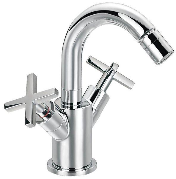 Смеситель для биде Morea, БЕЗ донного клапана, с гибкими подводками, хром XX