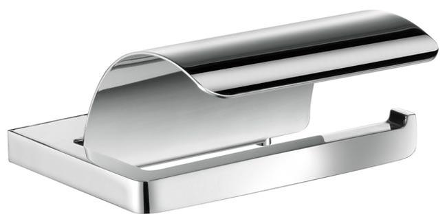 Держатель для туалетной бумаги, с крышкой, (цв. хром), Moll ZZ