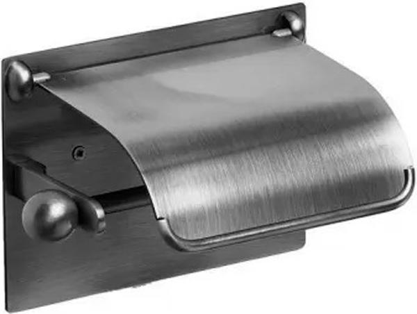 Держатель для туалетной бумаги, с крышкой, (цв. хром), Windsor KL