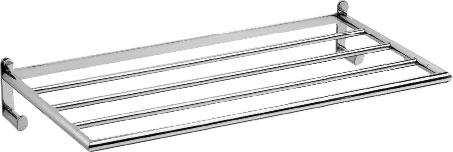 Полка для полотенец бол. 50х25,4х8см, (цв.хром) Micra ZZ