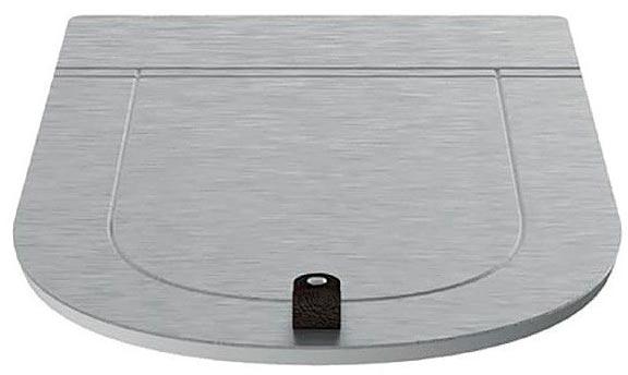 Сиденье для унитаза, БЕЗ микролифта, (петли цв.inox), The One ZZ