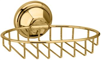 Мыльница-решетка 14x15см, (цв.золото), Catarina ZZ