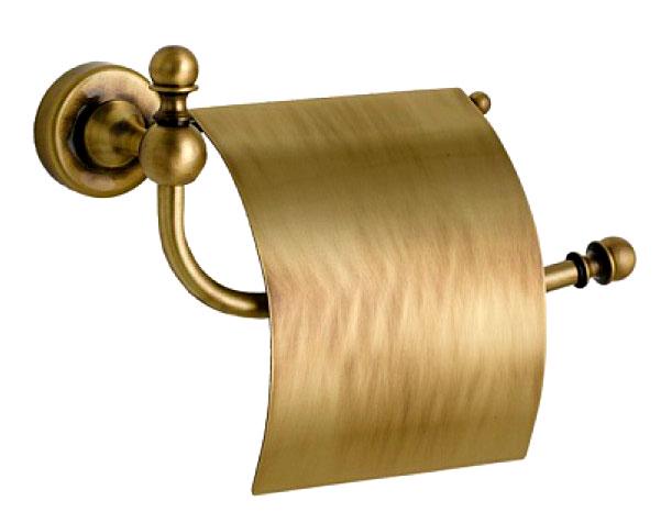 Держатель т/б, с крышкой (цв.бронза), Serena ZZ