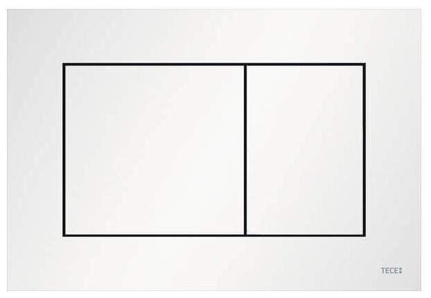 Панель смыва с двумя клавишами (пластик цв. белый матовый), TECEnow ZZ