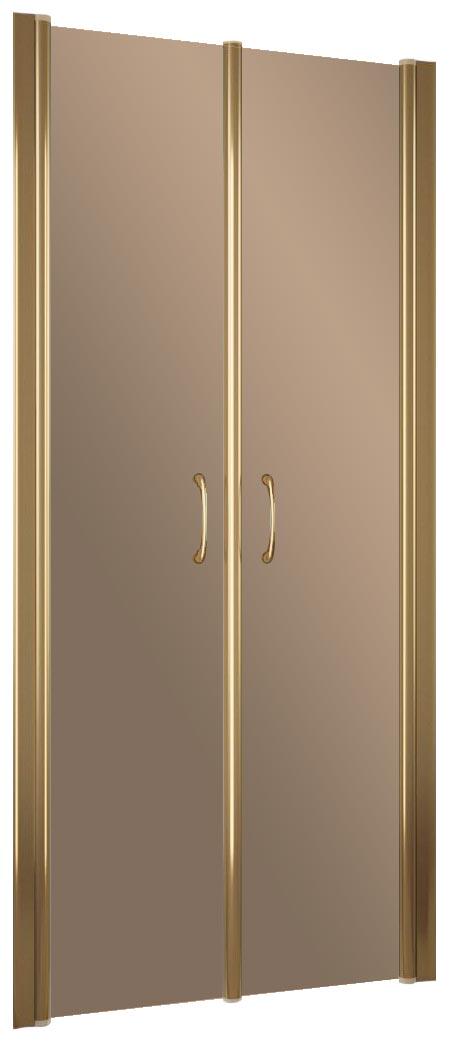 Душевое ограждение  E2P 114 05 05 схема 865  профиль бронза стекло бронза, ПОКРЫТИЕ BriteGuard, ZZ