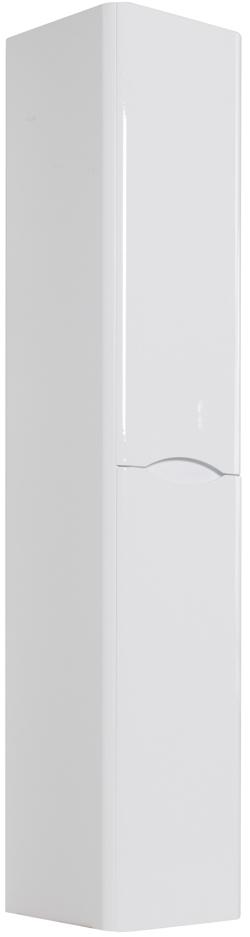 Шкаф подвесной 1600х320х320мм, с двумя распашными дверцами с доводчиками, две полки внутри, универсальная сторонность, (цв.Bianco Lucido), Albano ZZ