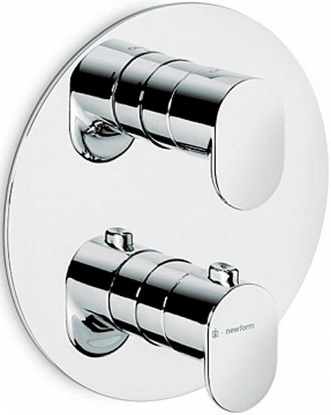 Встраиваемый термостатический смеситель для душа OLE с регулировкой температуры, хром ZZ