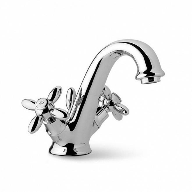 Смеситель для раковины MUSE вентильный с донным клапаном, хром глянец ZZ